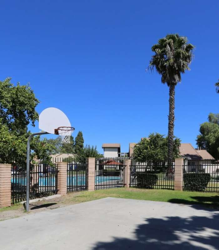 Basketball court at The Hills in San Diego, California