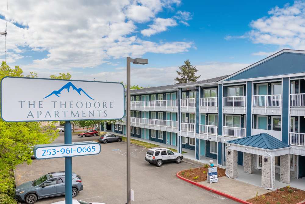 Studio Apartments Available Now at The Theodore in Tacoma, Washington