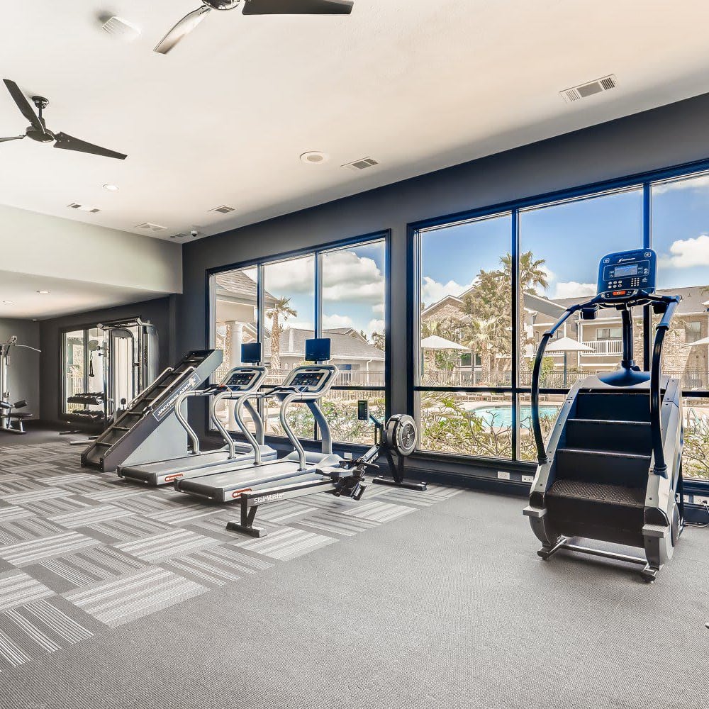 Fitness center at Avenues at Shadow Creek Ranch in Pearland, Texas