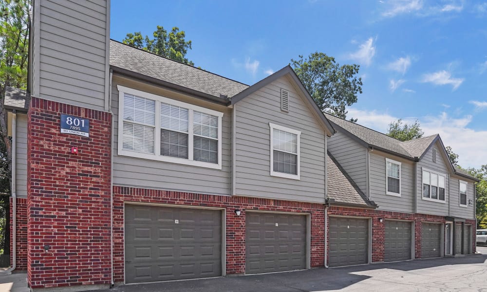 Garage at Nickel Creek Apartments in Tulsa, Oklahoma