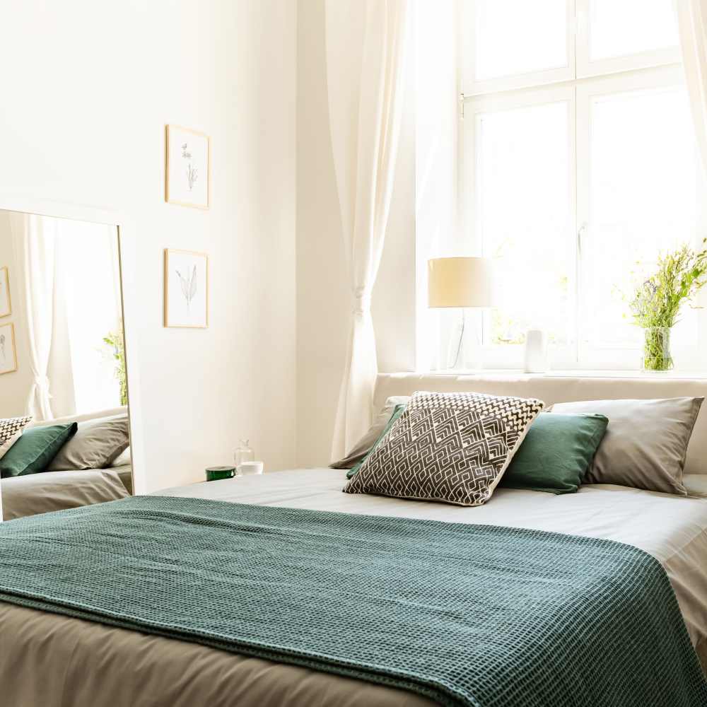 Bedroom at Brookwood Apartments in Columbia, Tennessee  