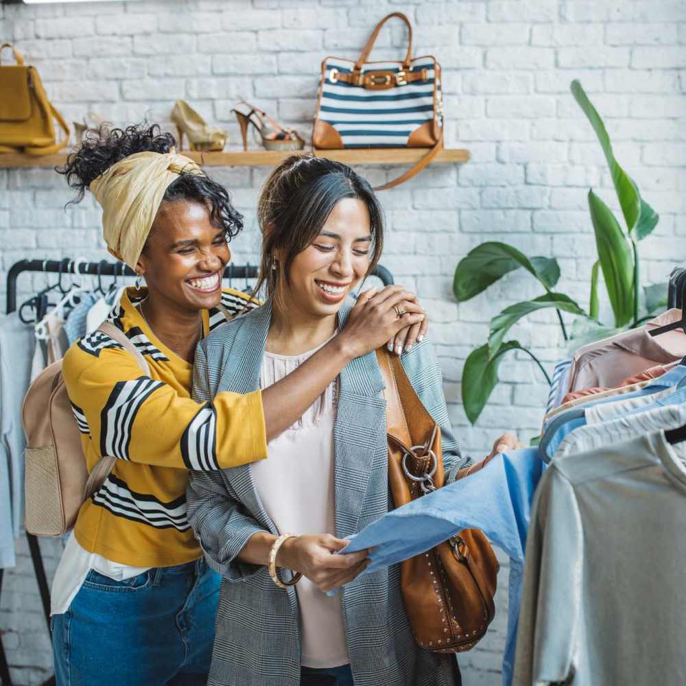 Residents shopping near Red Knot at Edinburgh in Chesapeake, Virginia