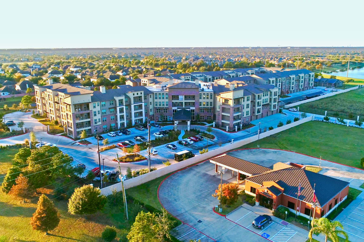 Sky line at Watercrest at Shadow Creek Ranch in Pearland, Texas