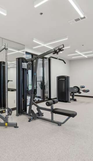 Learn more about the fitness center and other amenities at The Ramsay in Springdale, Arkansas