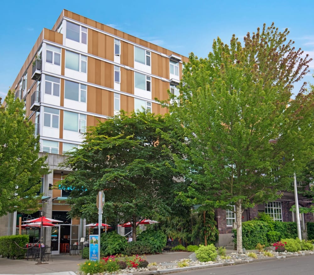 Exterior view of our community at Alley South Lake Union in Seattle, Washington