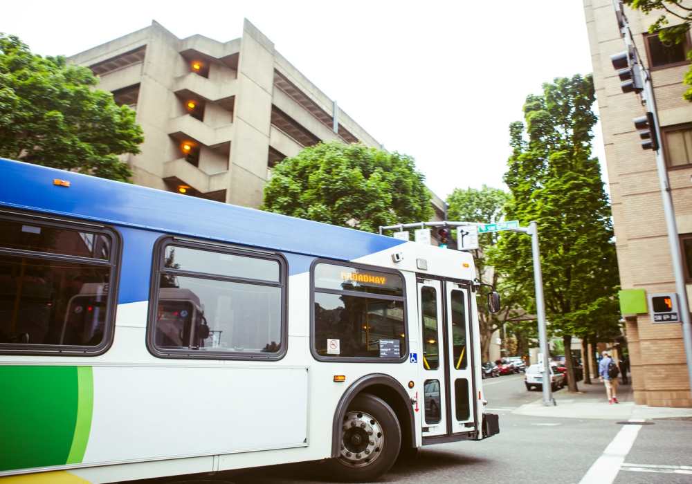 Easy transportation steps away from Lilac Lodge in Seattle, Washington