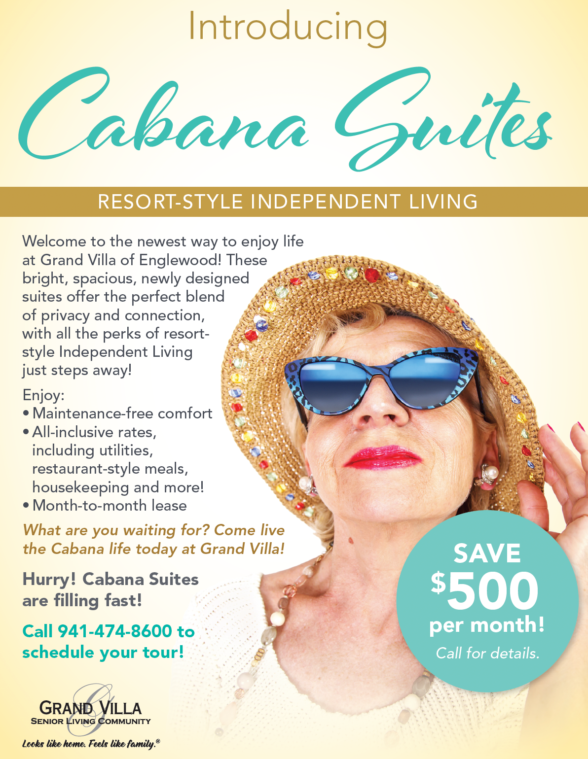 Cabana Suites Independent Living in Englewood Florida