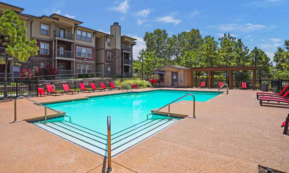 Pool  with steps at Icon at Broken Arrow in Broken Arrow, Oklahoma