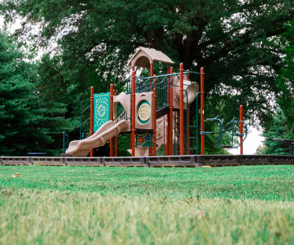 Grass and a playground at Dahlgren Pointe in Dahlgren, Virginia