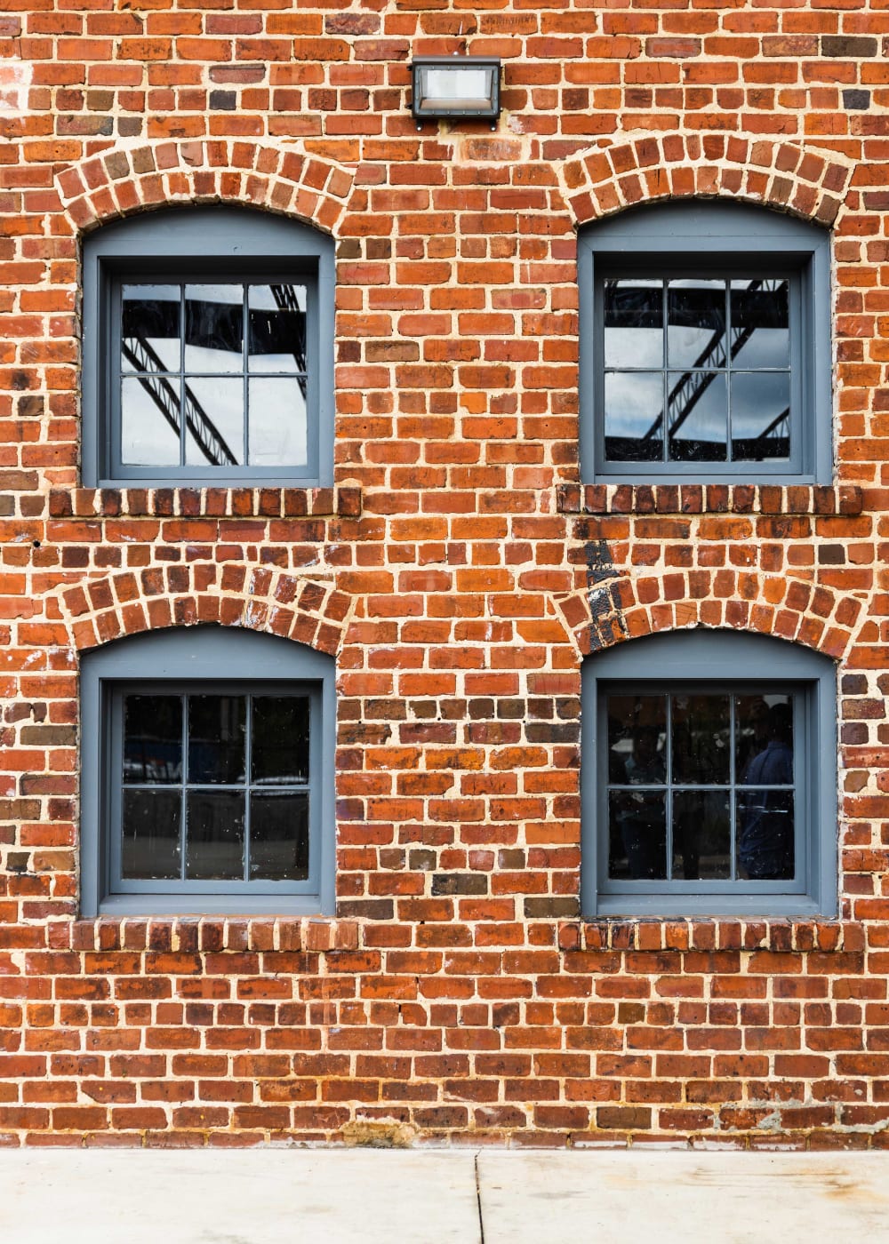 Brick exterior at Lofts at Abrams Fixtures in Atlanta, Georgia