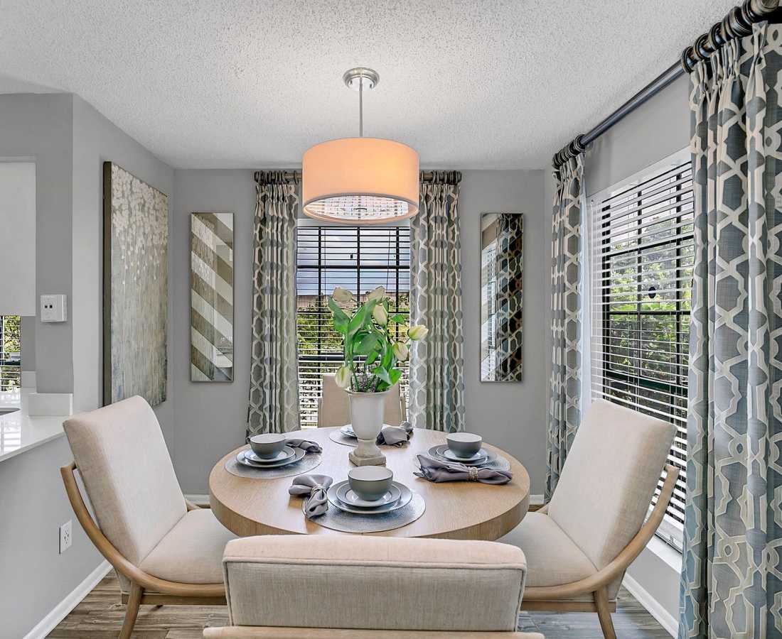 Dining space at Rosemont Windermere in Orlando, Florida
