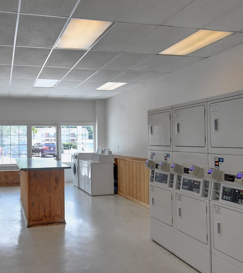 Laundry facility at Mariner's Watch in Norfolk, Virginia