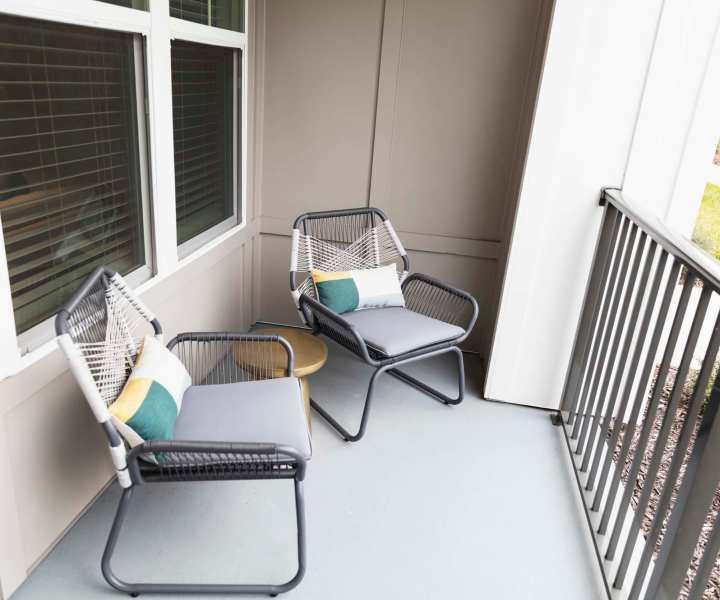 Private patio at Fox Hollow in Orlando, Florida