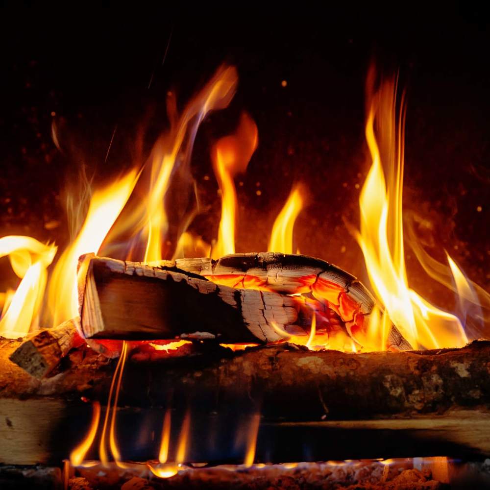 Fire place near Landry Commons in Lafayette, Louisiana