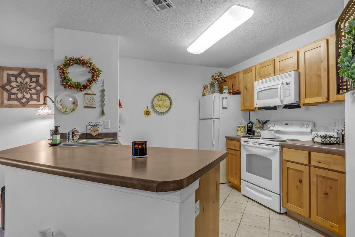 Modern kitchen at River Ridge in Sand Springs, Oklahoma