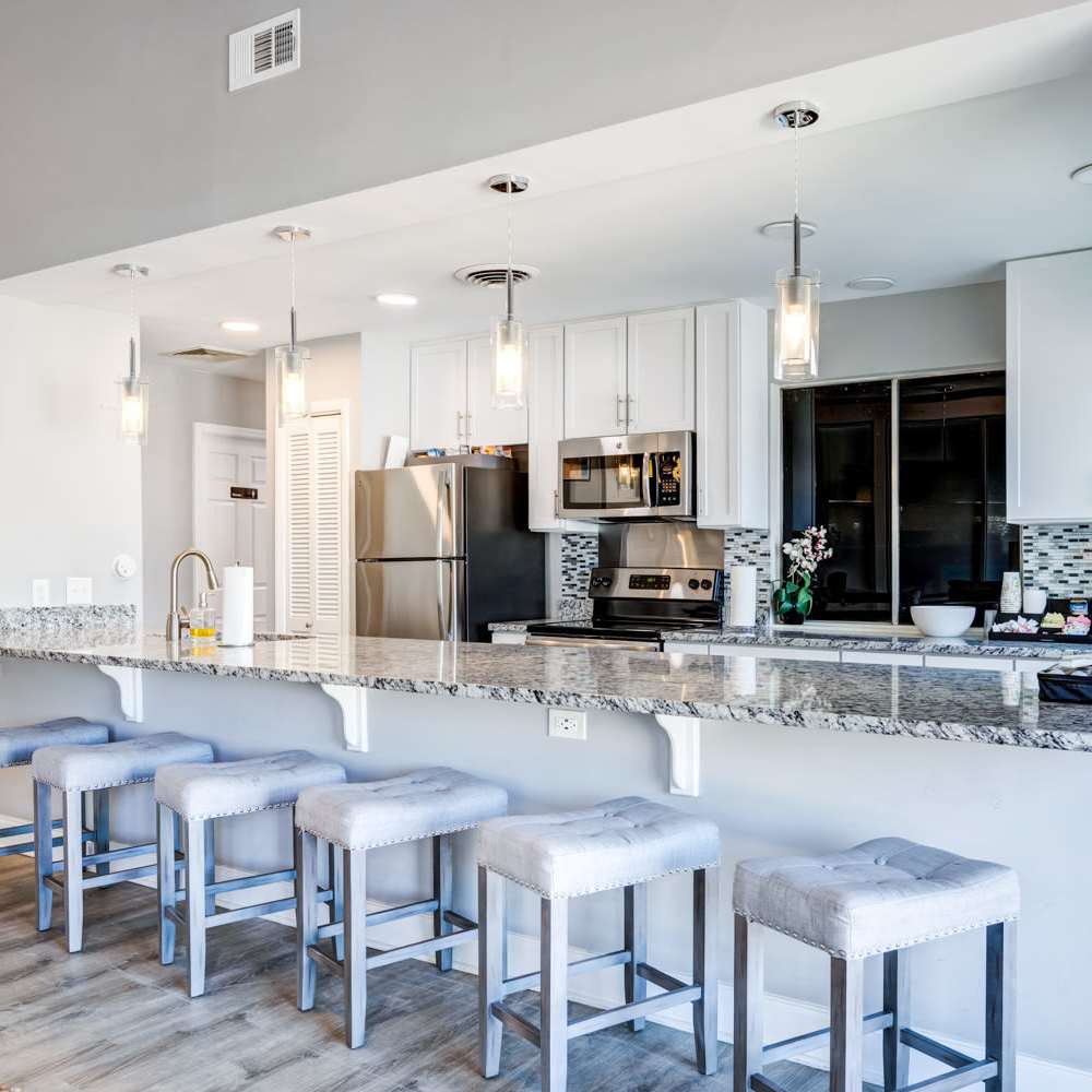 Living space with seating at 1800 Ashley West Apartments in Charleston, South Carolina