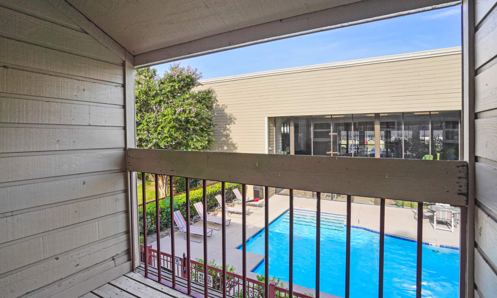 Balcony at Sunchase Apartments in Tulsa, Oklahoma