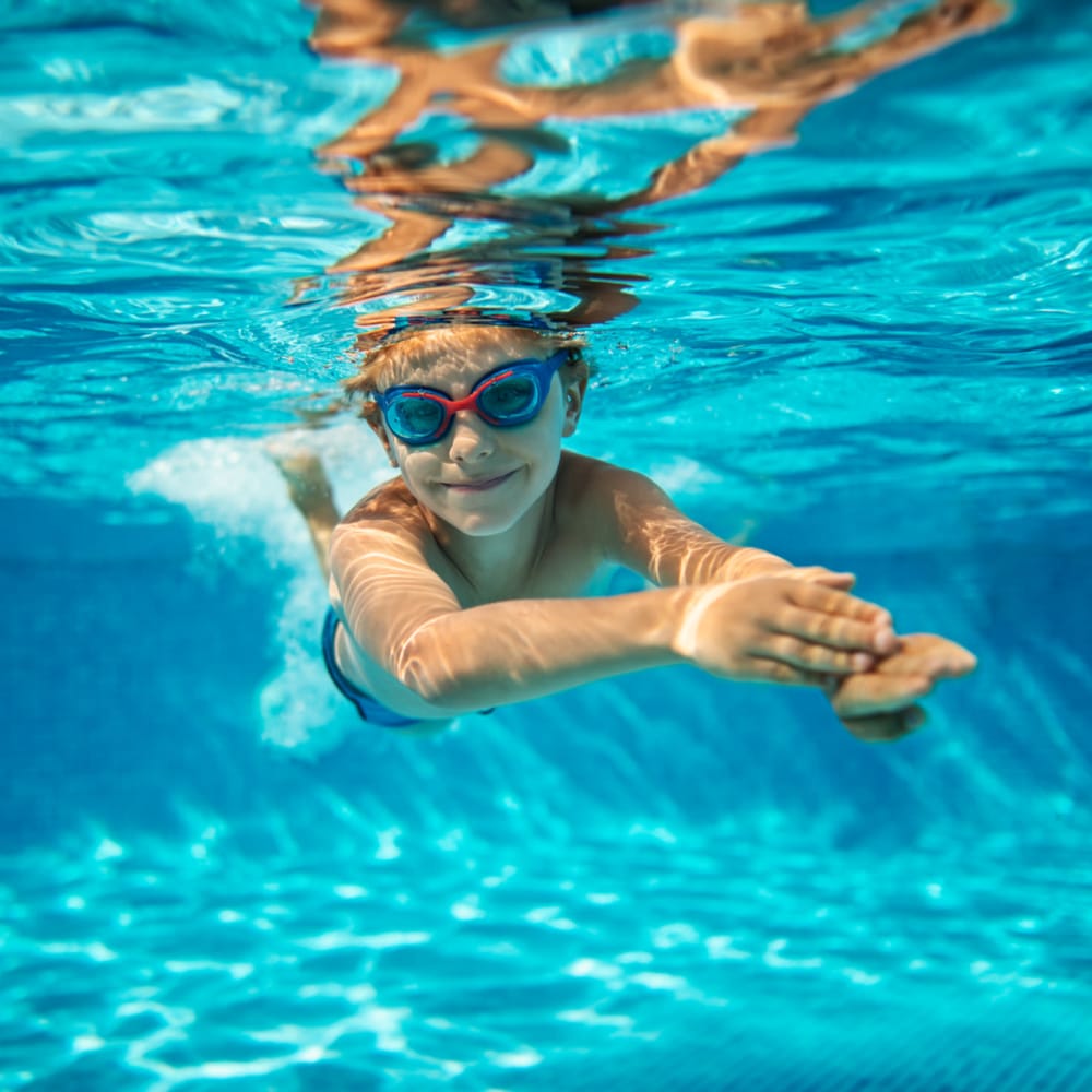 Community pool at Ventana Ranch Apartments in Albuquerque, New Mexico