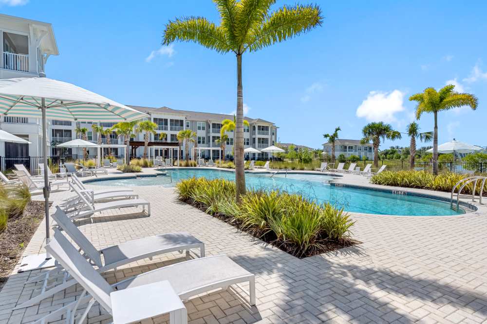 Resort-Style Saltwater Pool at The Griffon Vero Beach | Apartments in Vero Beach, Florida