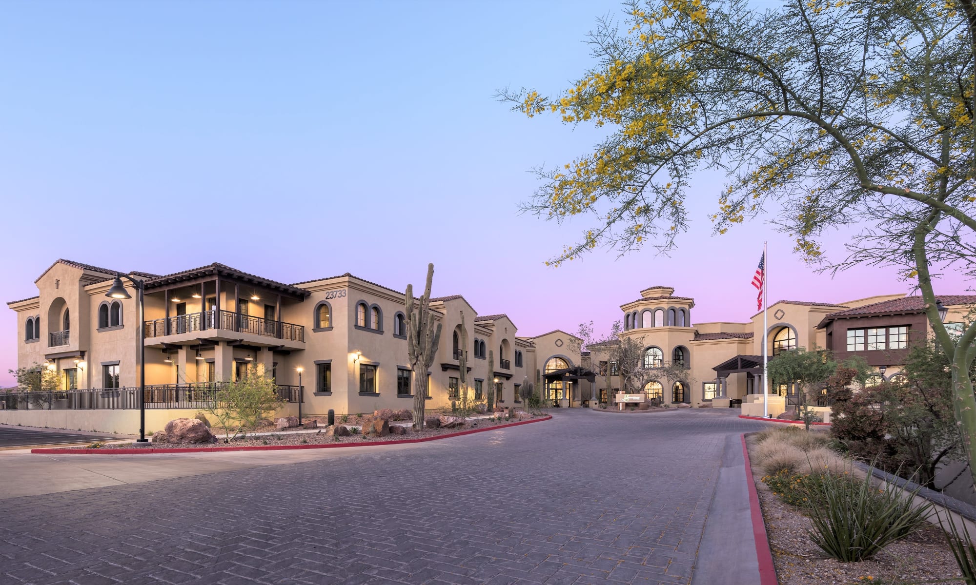 Front Entrance at Clearwater Pinnacle Peak in Scottsdale, Arizona