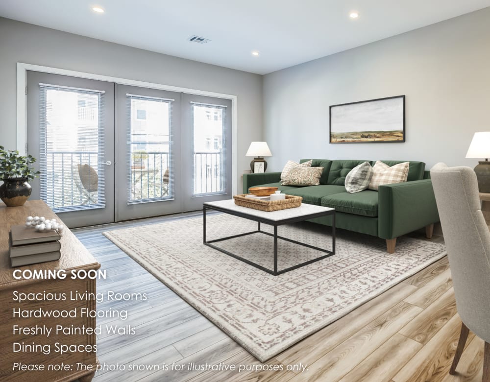Photo of a spacious living room coming soon to Riverbend at Wappingers Falls in Wappingers Falls, New York