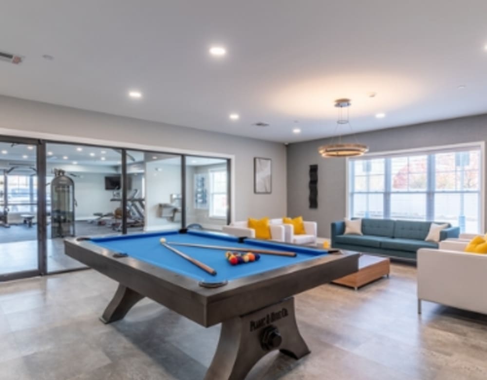 Pool Table in the Clubhouse at Westgate, an Eagle Rock Community | Apartments in Westgate Fishkill, NY
