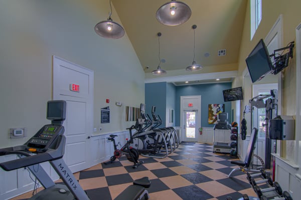 Resident fitness center at Traditions at Westmoore in Oklahoma City, Oklahoma