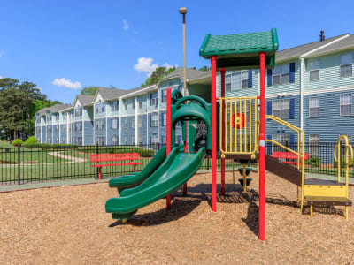 Onsite children's playground at The Bentley at Marietta in Marietta, Georgia
