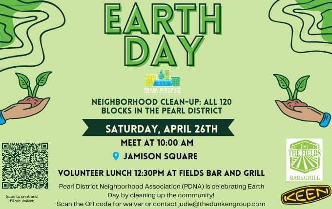 self storage portland oregon Earth Day Pearl District Neighborhood Association PDNA Earth Day 