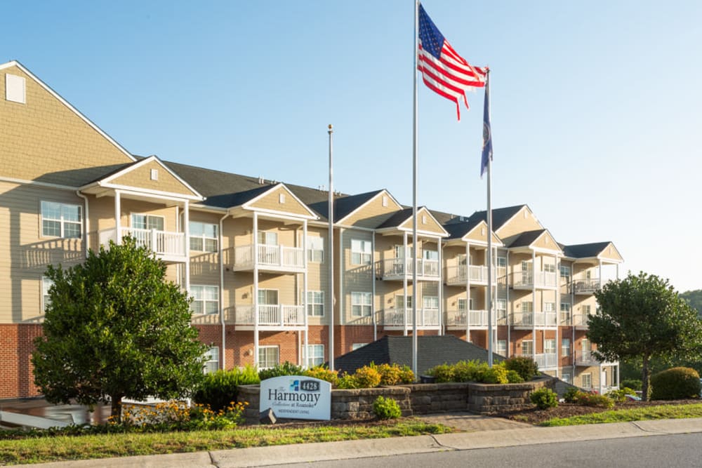 Exterior at The Harmony Collection at Roanoke - Independent Living in Roanoke, Virginia