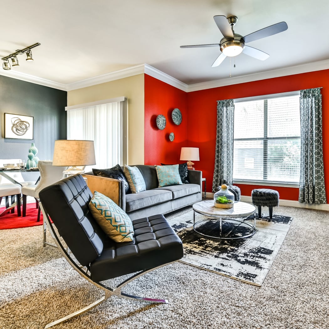 Open floor plans at Abbey at Vista Ridge Apartments