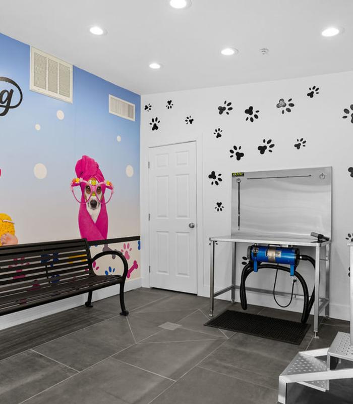 Pet wash center at Cabrillo Apartments in Scottsdale, Arizona