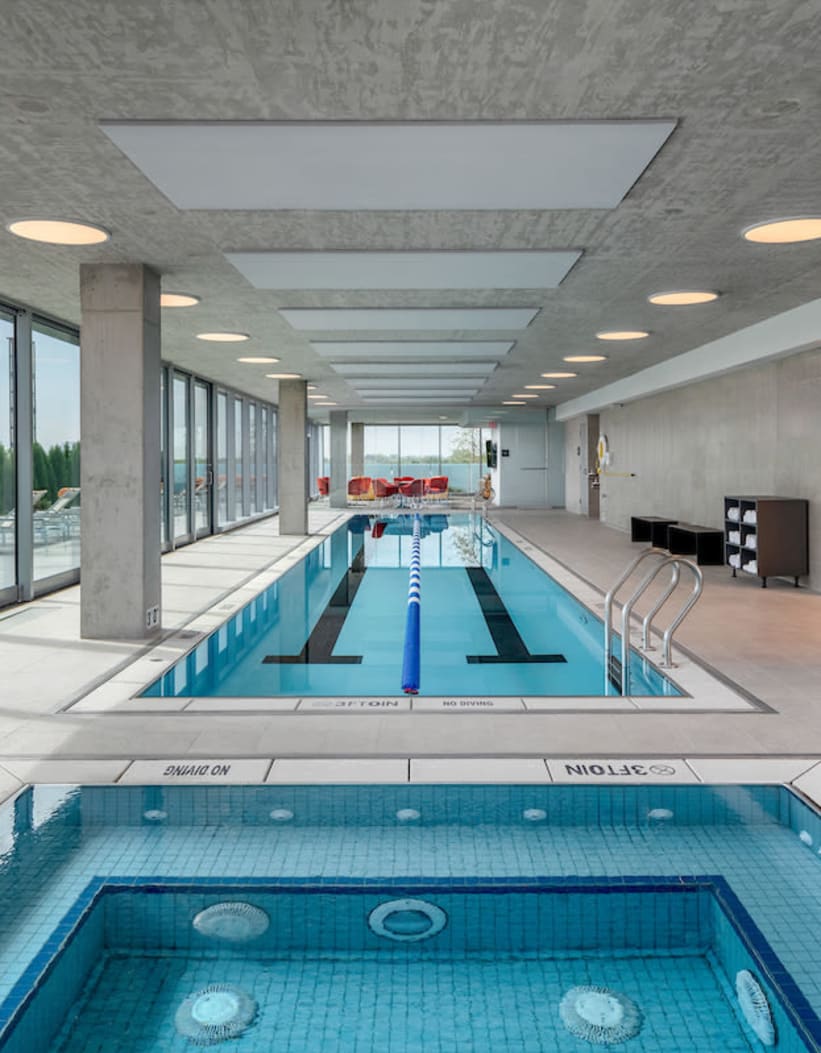 Pool, Spa & Sauna at Optima Verdana® in Wilmette, Illinois