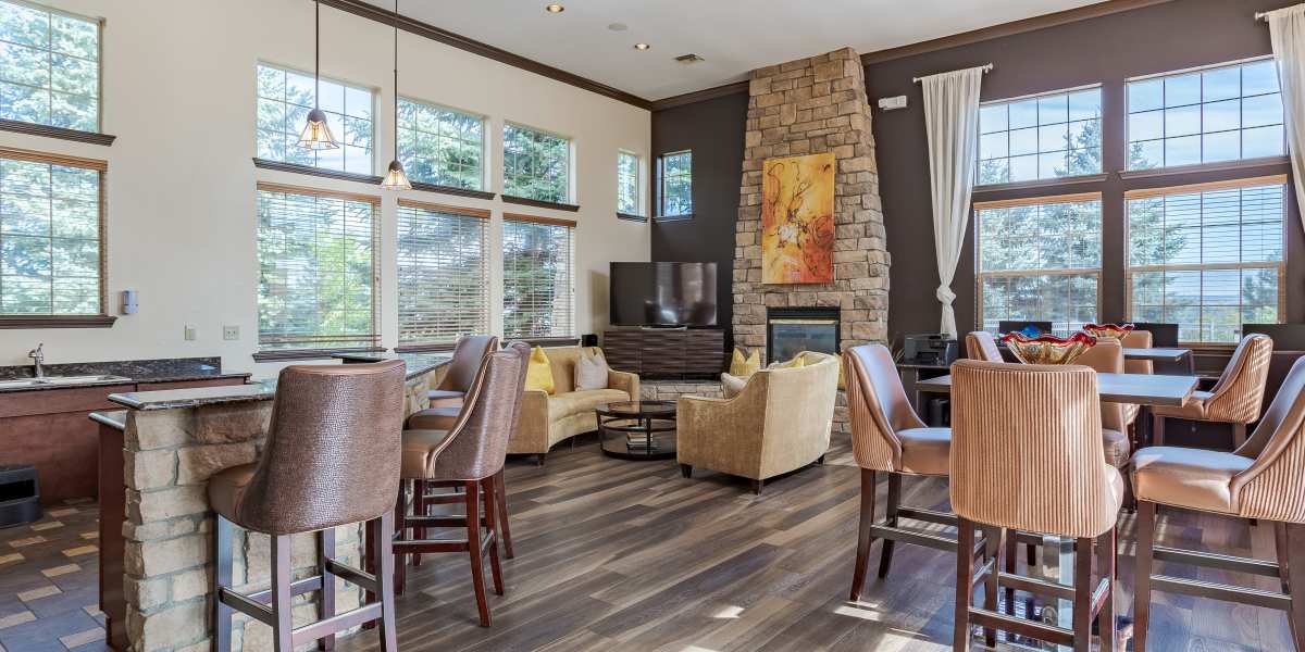 Resident clubhouse at Resort at University Park in Colorado Springs, Colorado