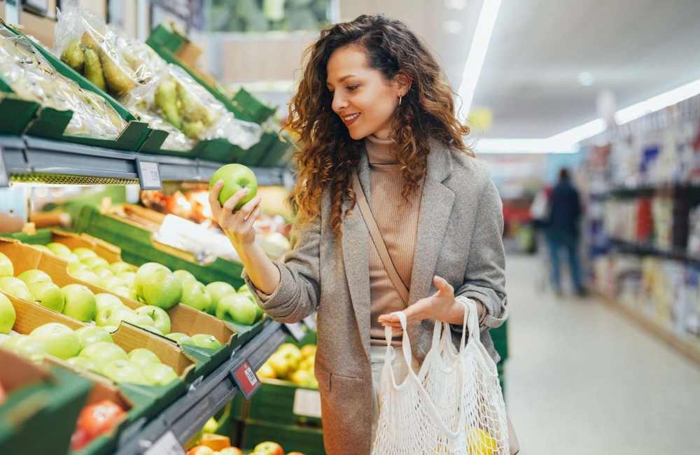 Resident shopping at Trader Joe’s near Elan 41 Apartments in Seattle, Washington 