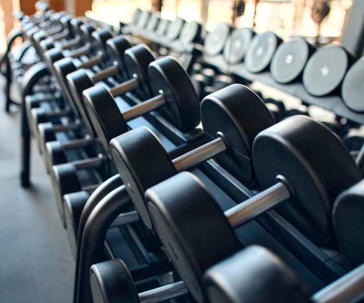 State-of-the-art fitness center at Maxwell House in Augusta, Georgia