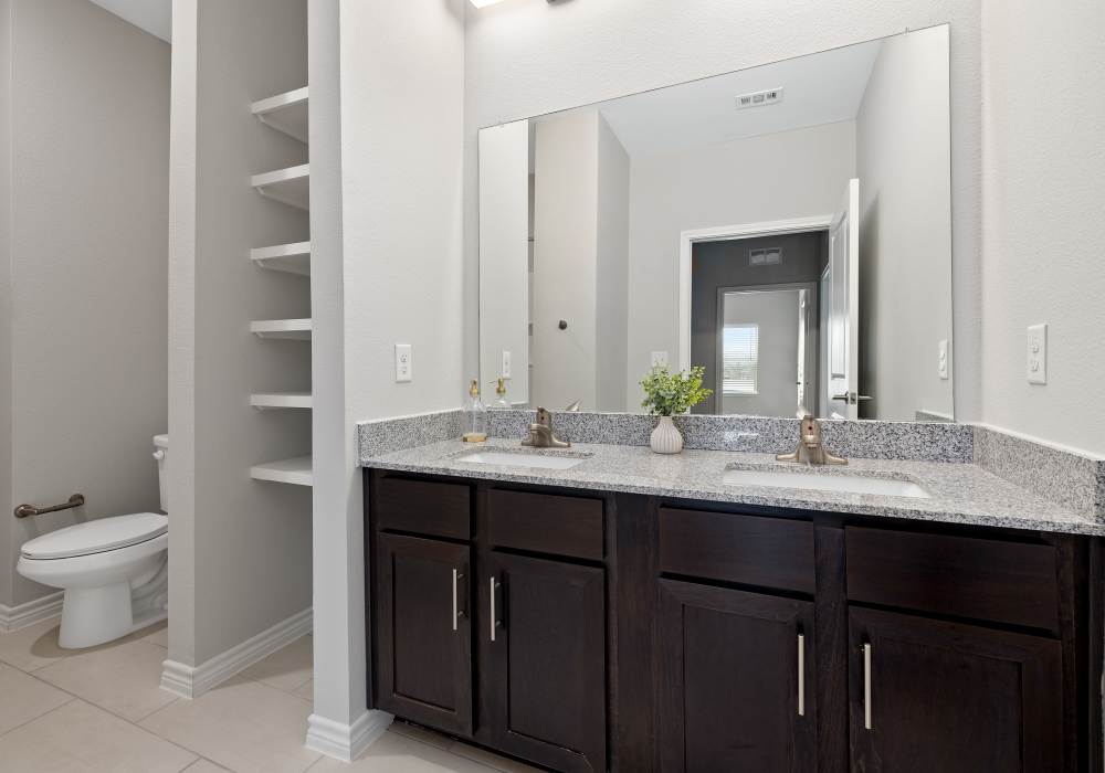 Bathroom with sink at Emerald Place in Lancaster, Ohio