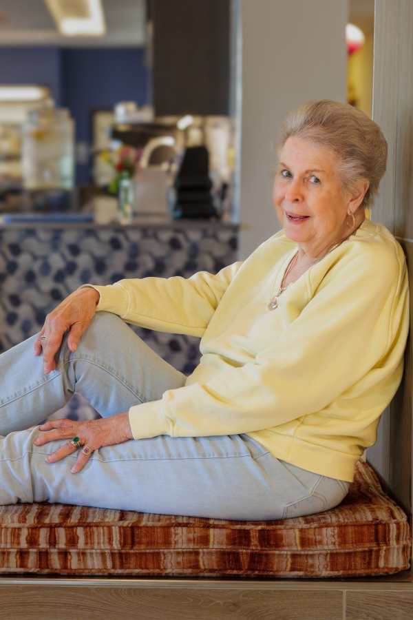 Resident relaxing at Merrill Gardens Tukwila