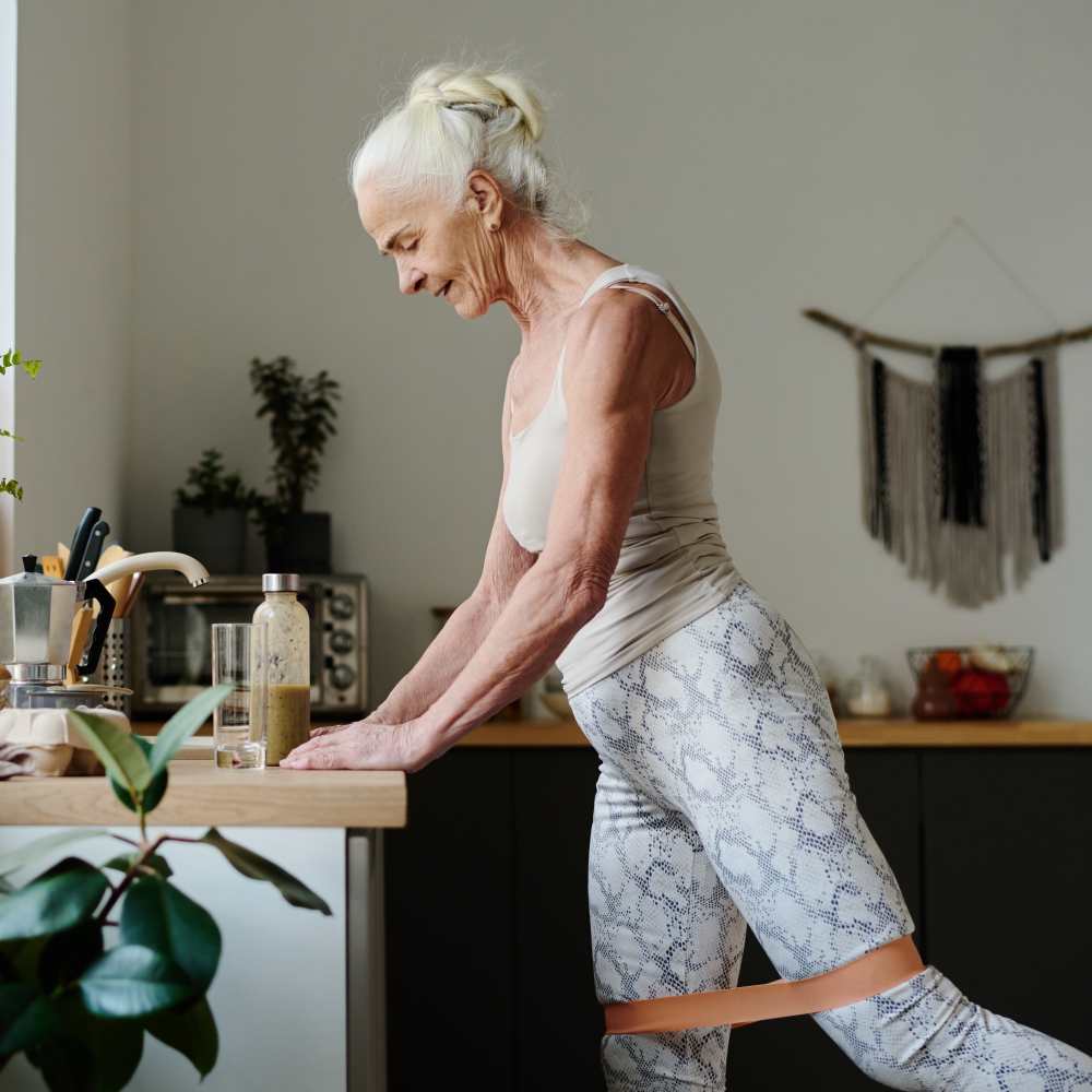 Workout at Lake House in Los Angeles, California