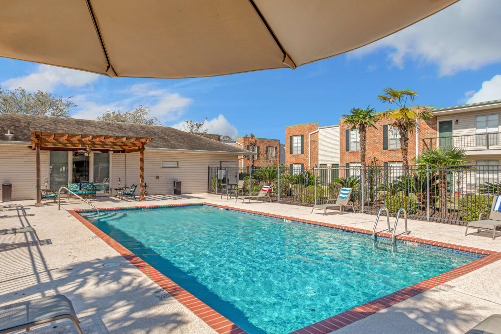 Pool at French Colony Apartments in Lafayette, Louisiana