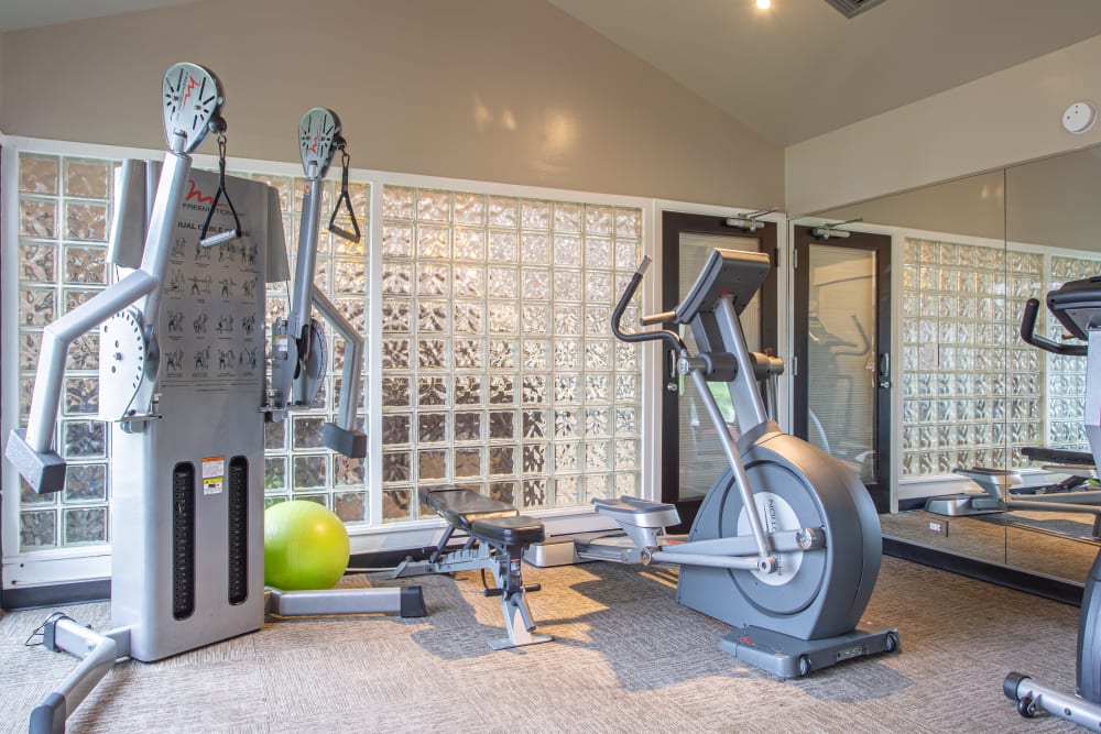 Fitness Center at French Colony Apartments in Lafayette, Louisiana