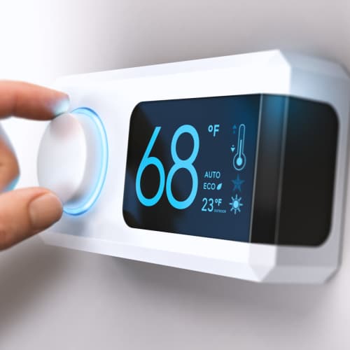 Community with smart thermostats at The George Apartment Homes in Savannah, Georgia