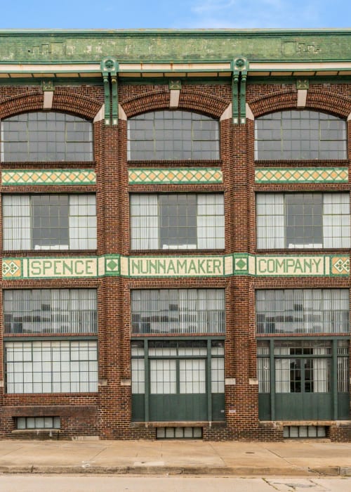 Exterior of  Cigar Lofts in Richmond, Virginia