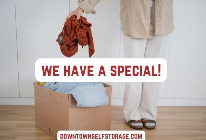 Downtown Self Storage Price Specials 