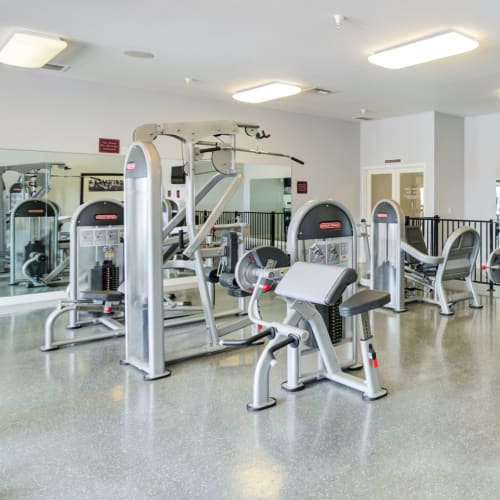 Fitness equipment at Del Mar I in Oceanside, California