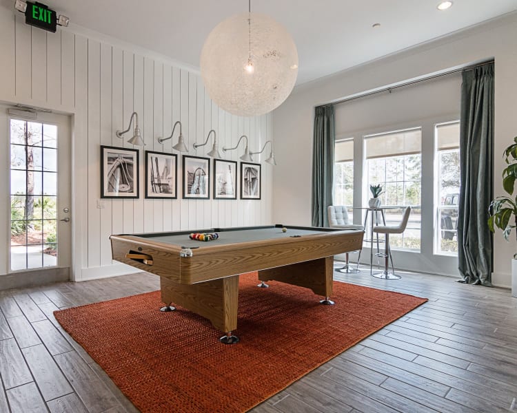 Gorgeous billiards table at Landings at Four Corners in Davenport, Florida