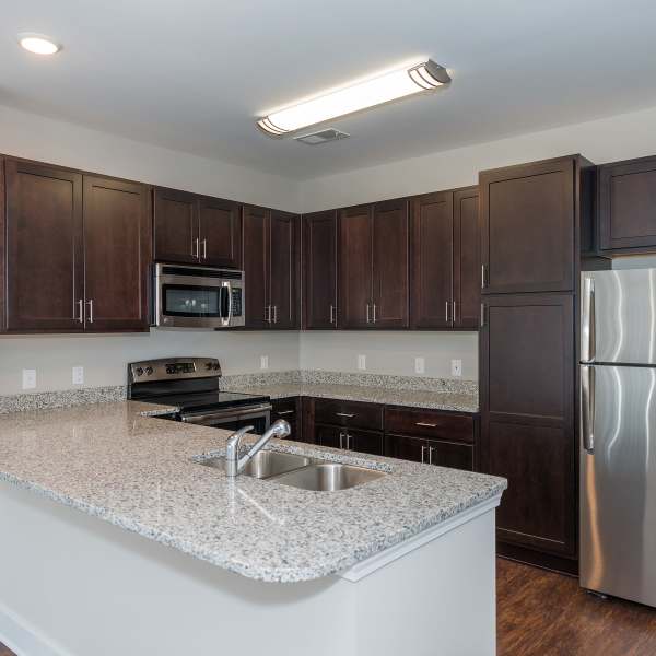 Kitchen at The Amber at Greenbrier, Chesapeake, Virginia