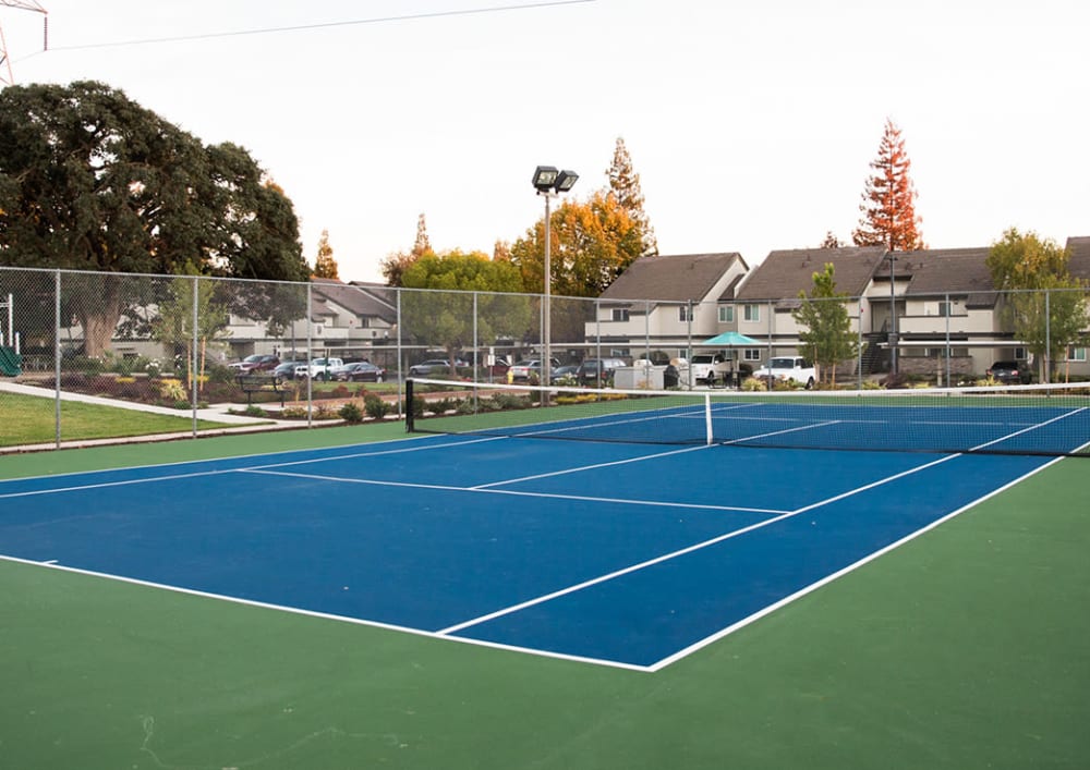 Tennis courts of Allegria at Roseville in Roseville, California