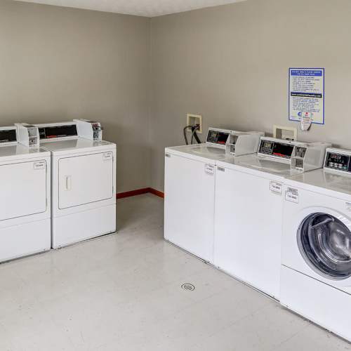 On-site laundry area at Fox Run Crossing in Piketon, Ohio