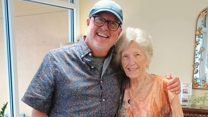 Grace Reinbold and son Jay Reinbold